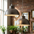 DC Voltage 26cm Metal Dome Lampshade with E27 Reducer Ring ~1215