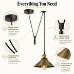 vintage farmhouse hanging lamp
