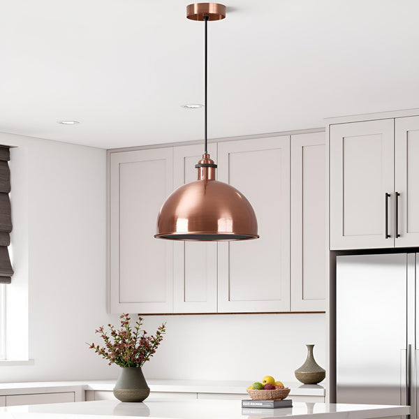 contemporary light copper