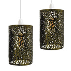 black cage pendant shade for l