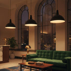 green pendant hanging single