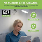 6 Pack E27 A60 LED Bulbs 12W 100W Equivalent 6400K ~1213