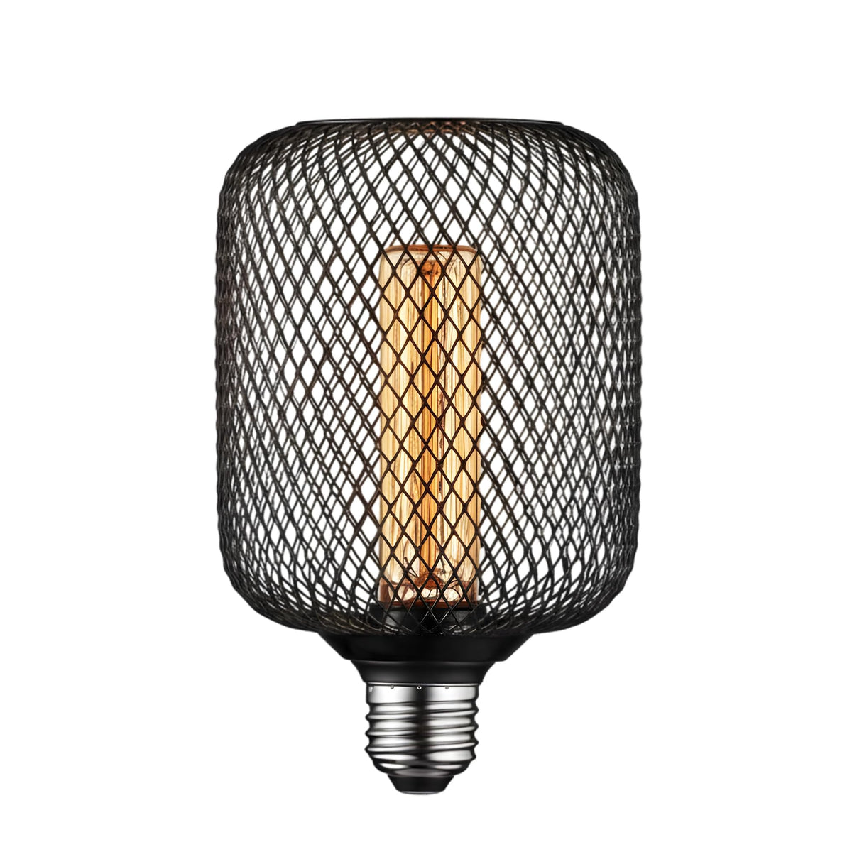 black cage E27 bulb for exposed lamp holder