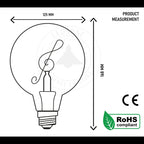 bulb 2700k round e27 light