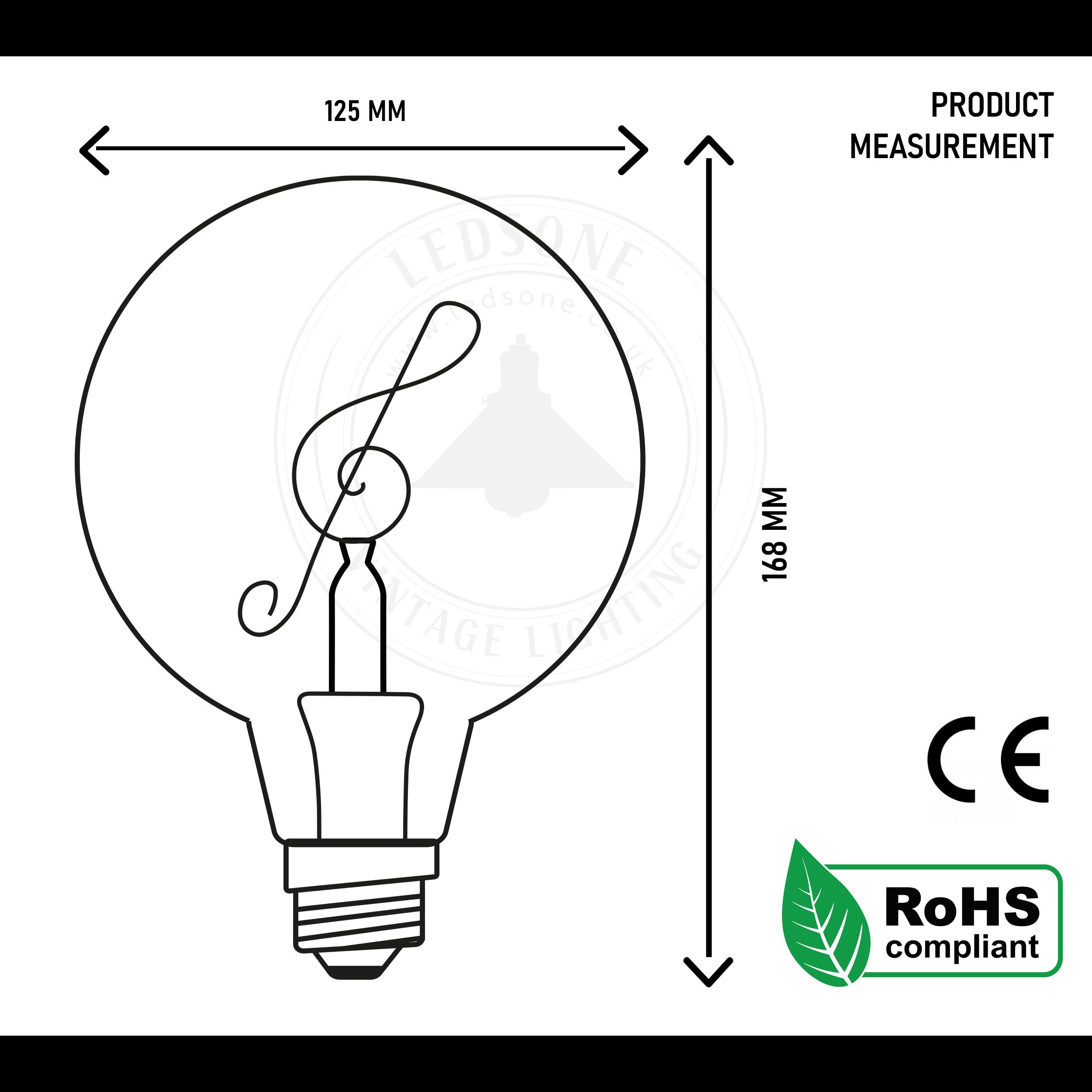 bulb 2700k round e27 light