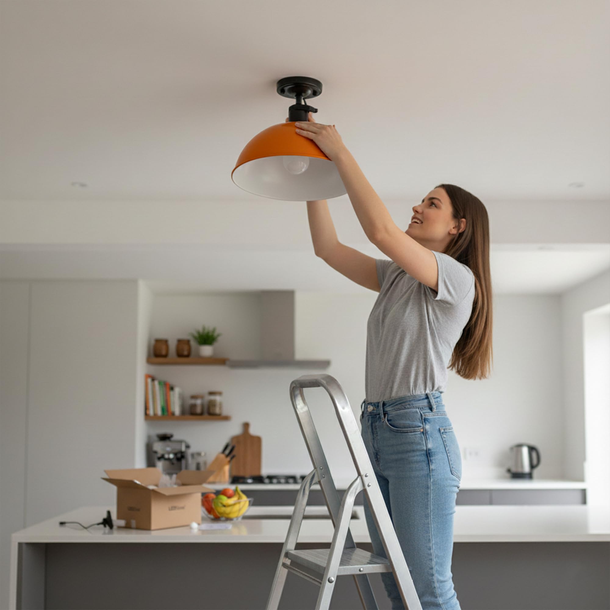 light ceiling flush shade