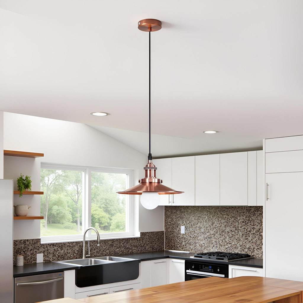 round modern fixture industria