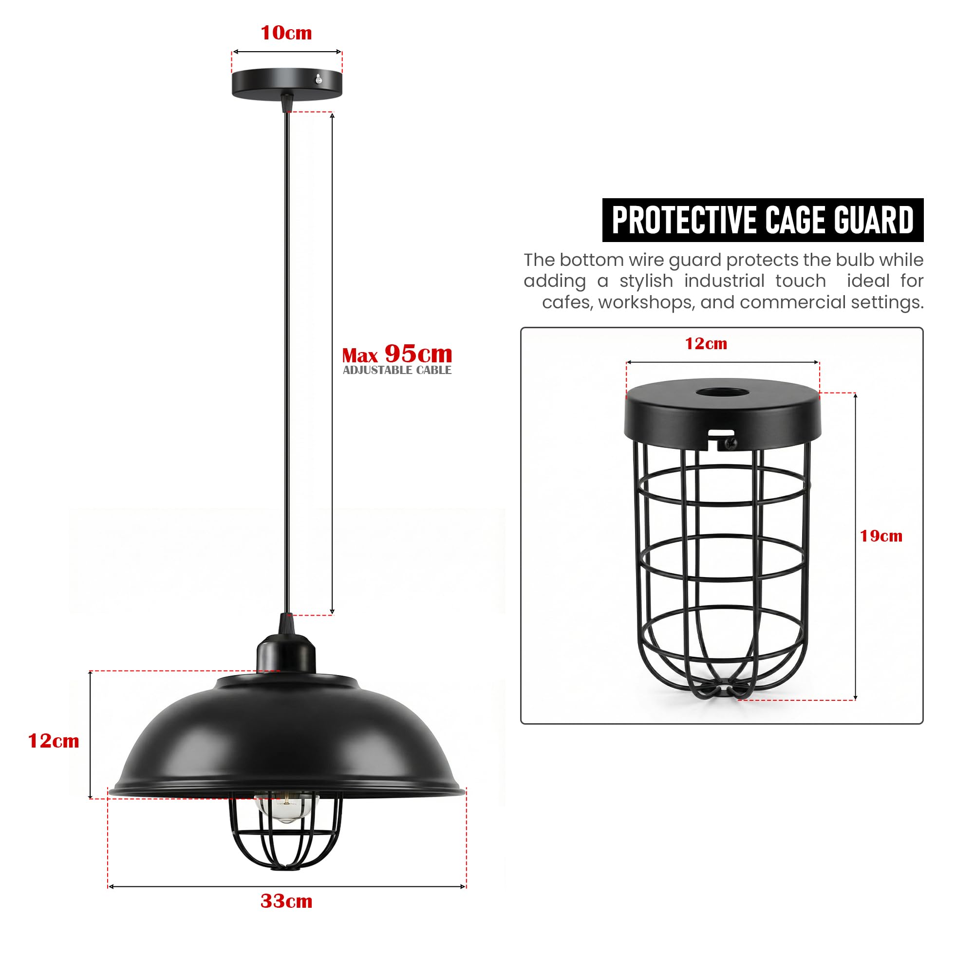 metal ceiling hanging light