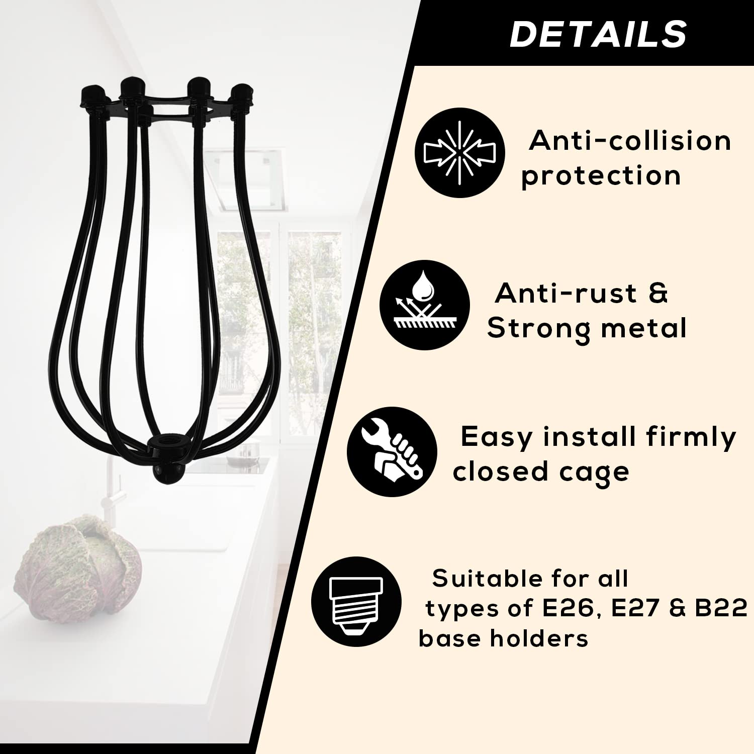 pendant metal lamp light rose