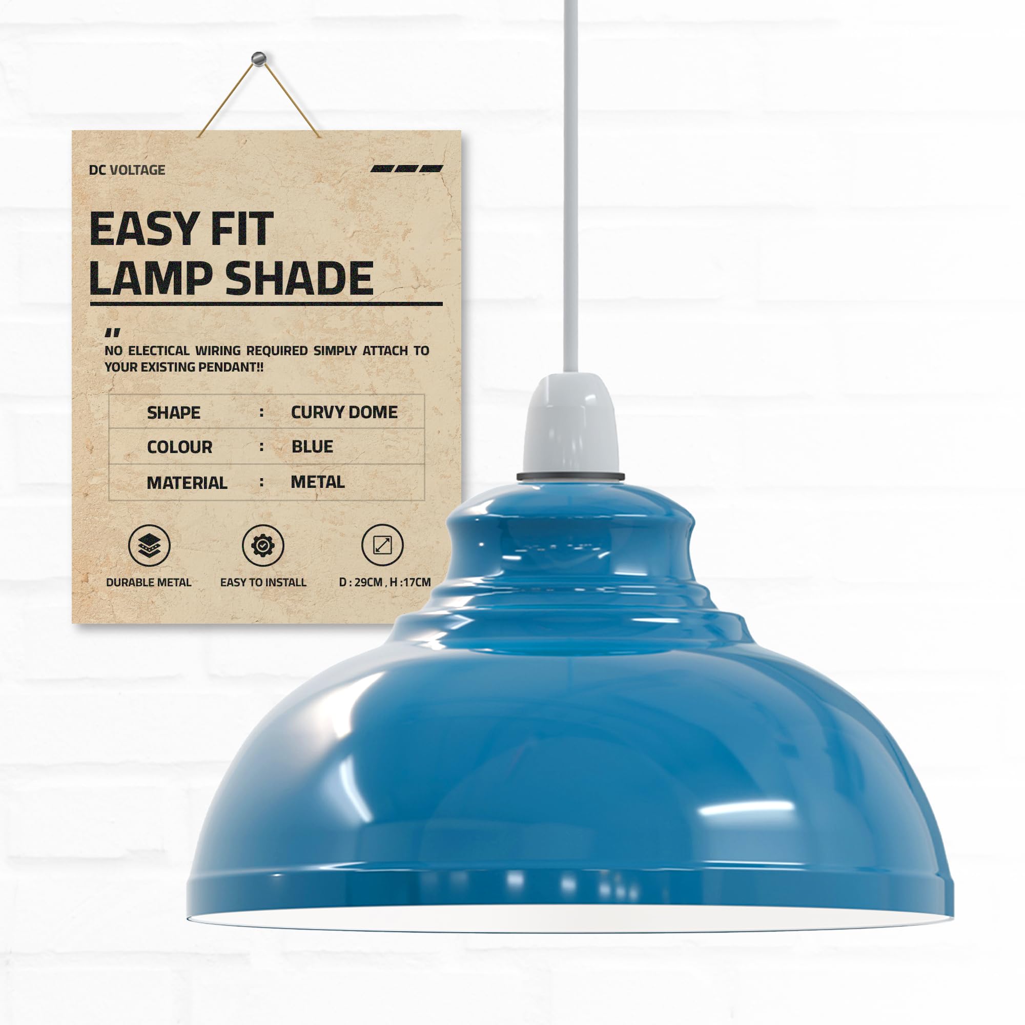 light shade black brass pendan