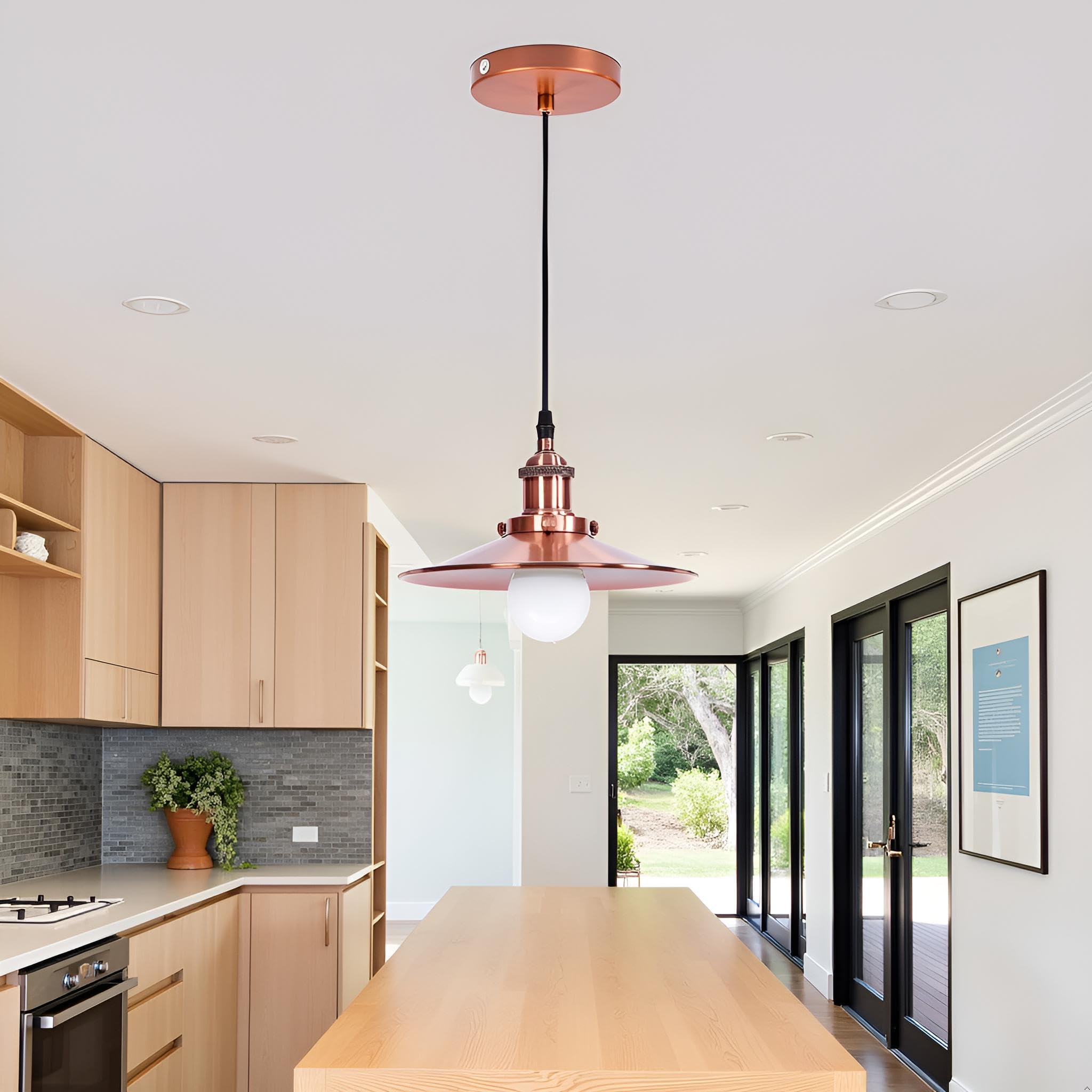 round modern fixture industria