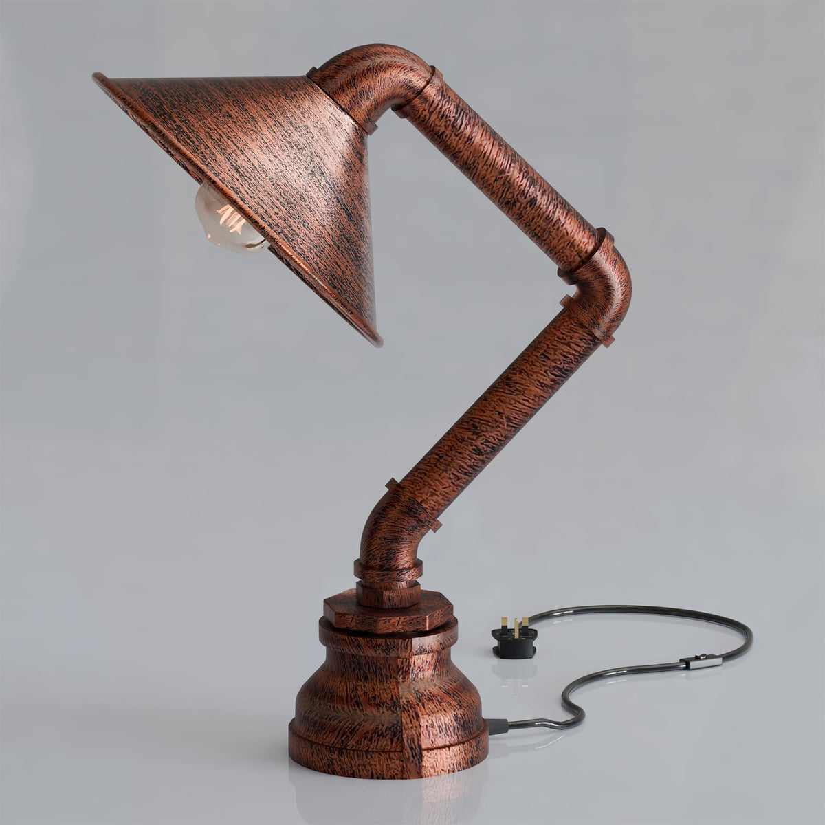 steampunk table lamp for study