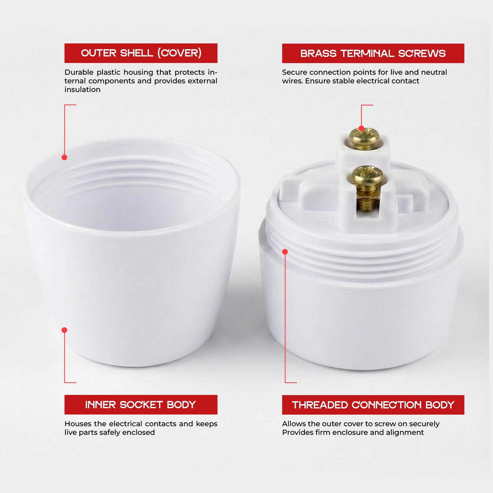 lighting lamp cord grip holder