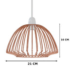 hanging industrial lampshades