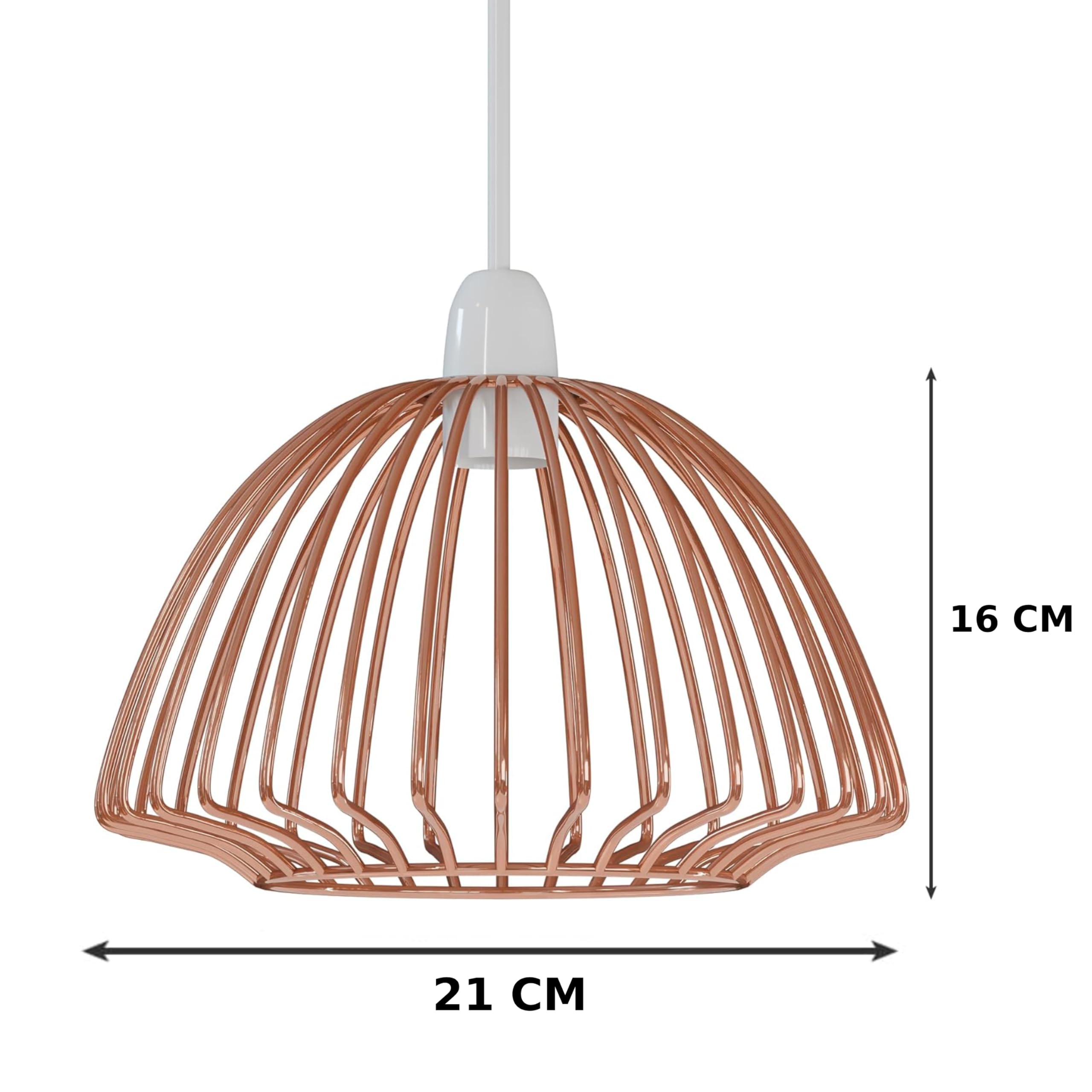 hanging industrial lampshades