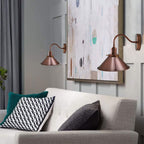 DC VOLTAGE Retro Swan Neck Wall Sconce | Yellow Brass Industrial Light ~1064