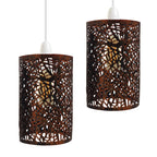 industrial black metal lamp sh