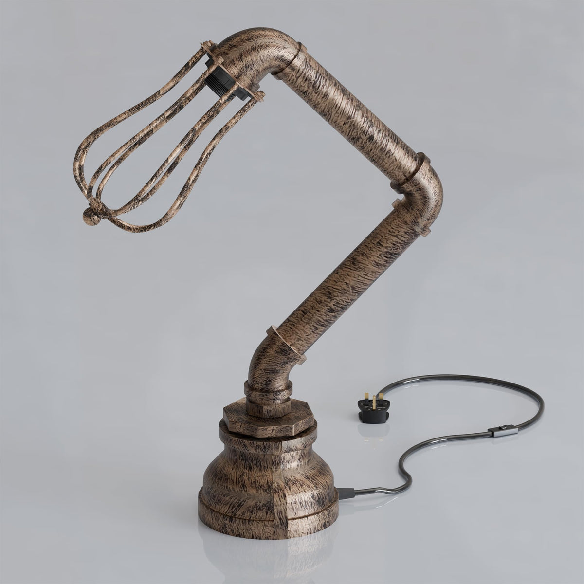 steampunk table lamp for study