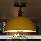 large lampshades orange shade