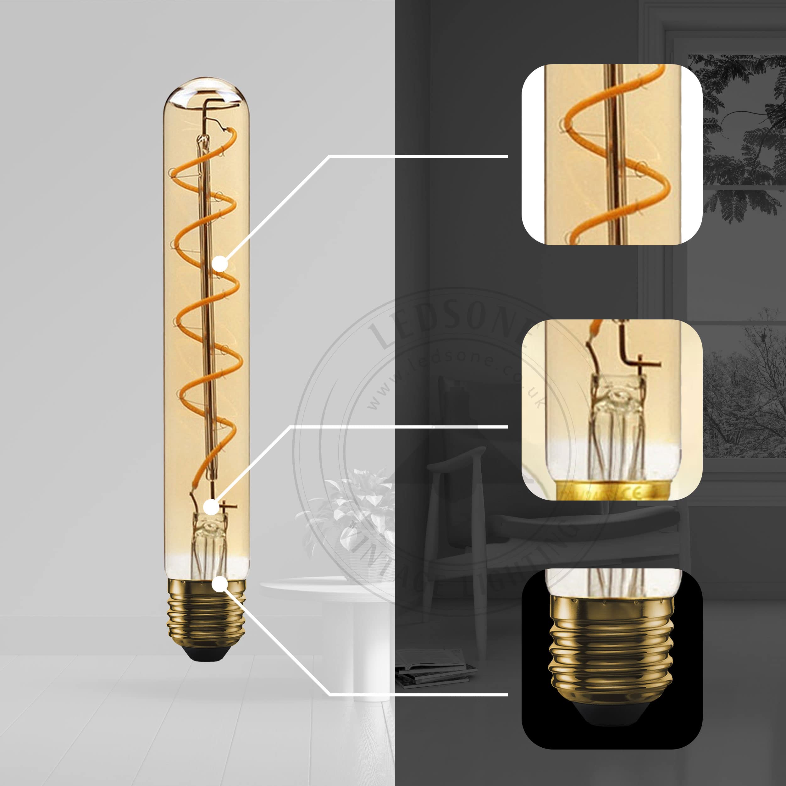 screw style indoor e27 light