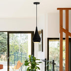 retro black light orange ceili