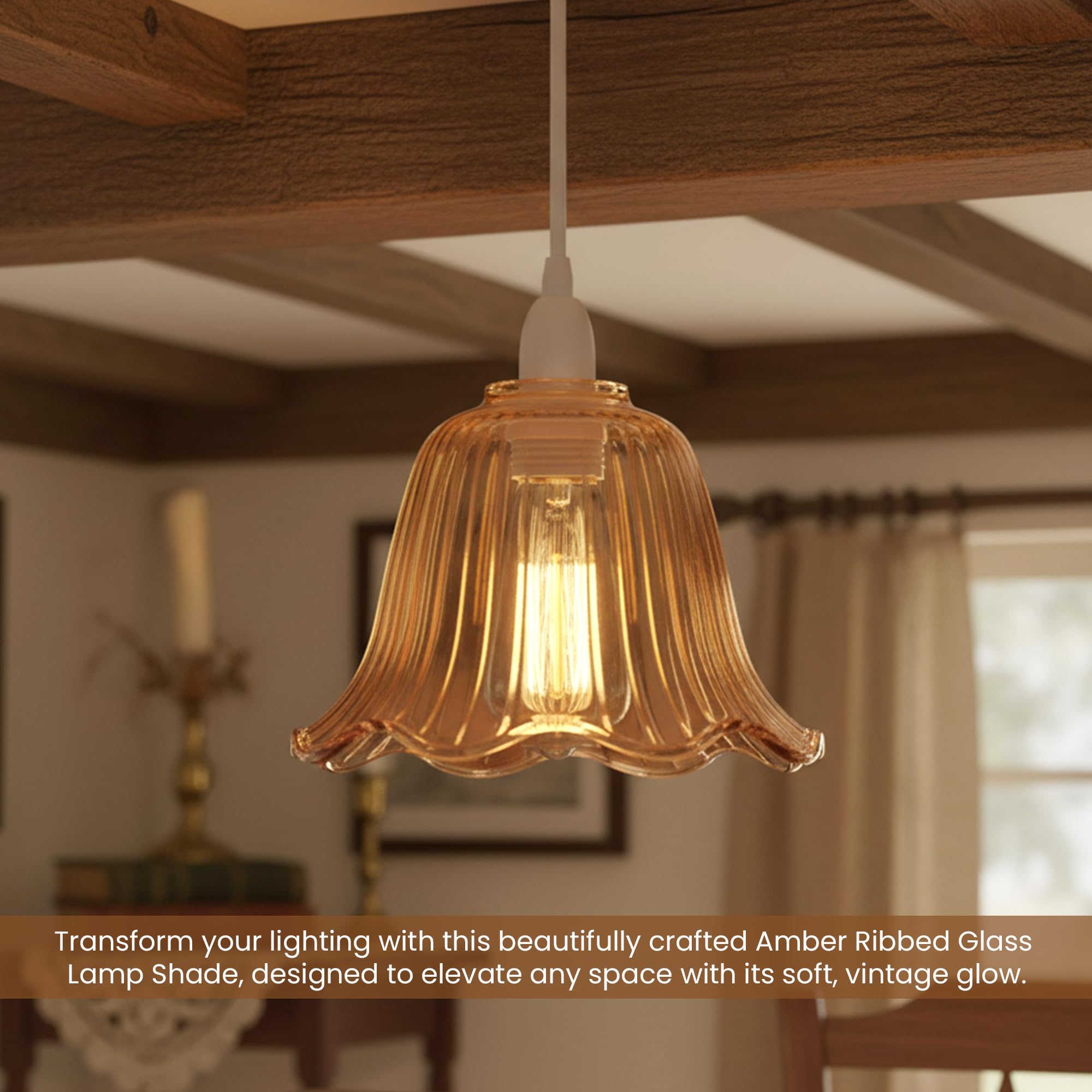 gold black cage shade metal