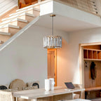 crystal gold lampshade light