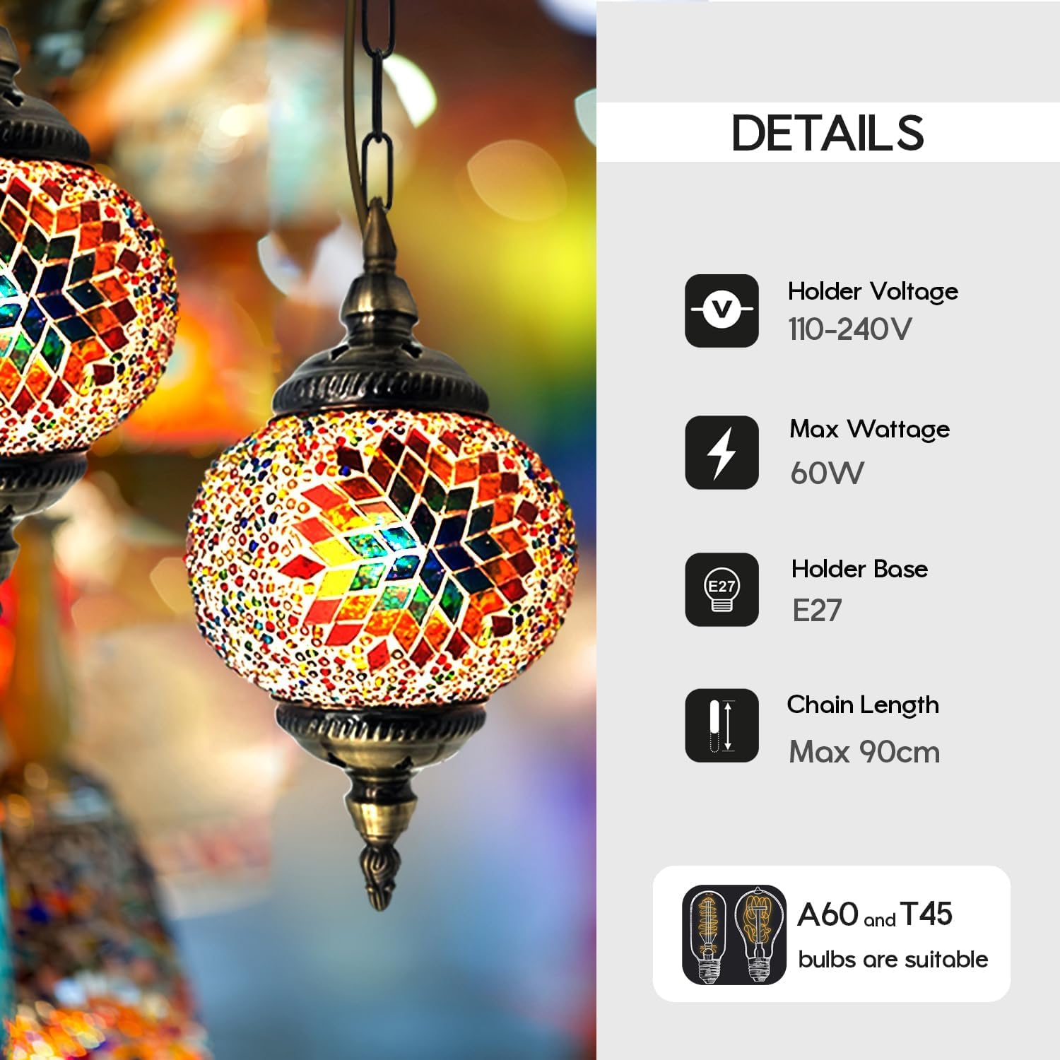 lantern light bohemian lamp
