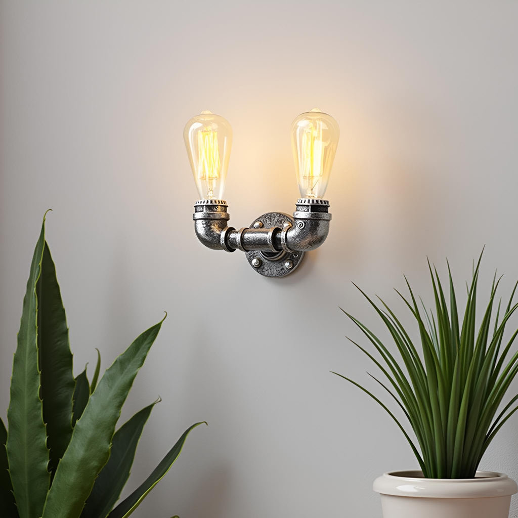 lamp pull steampunk wall light