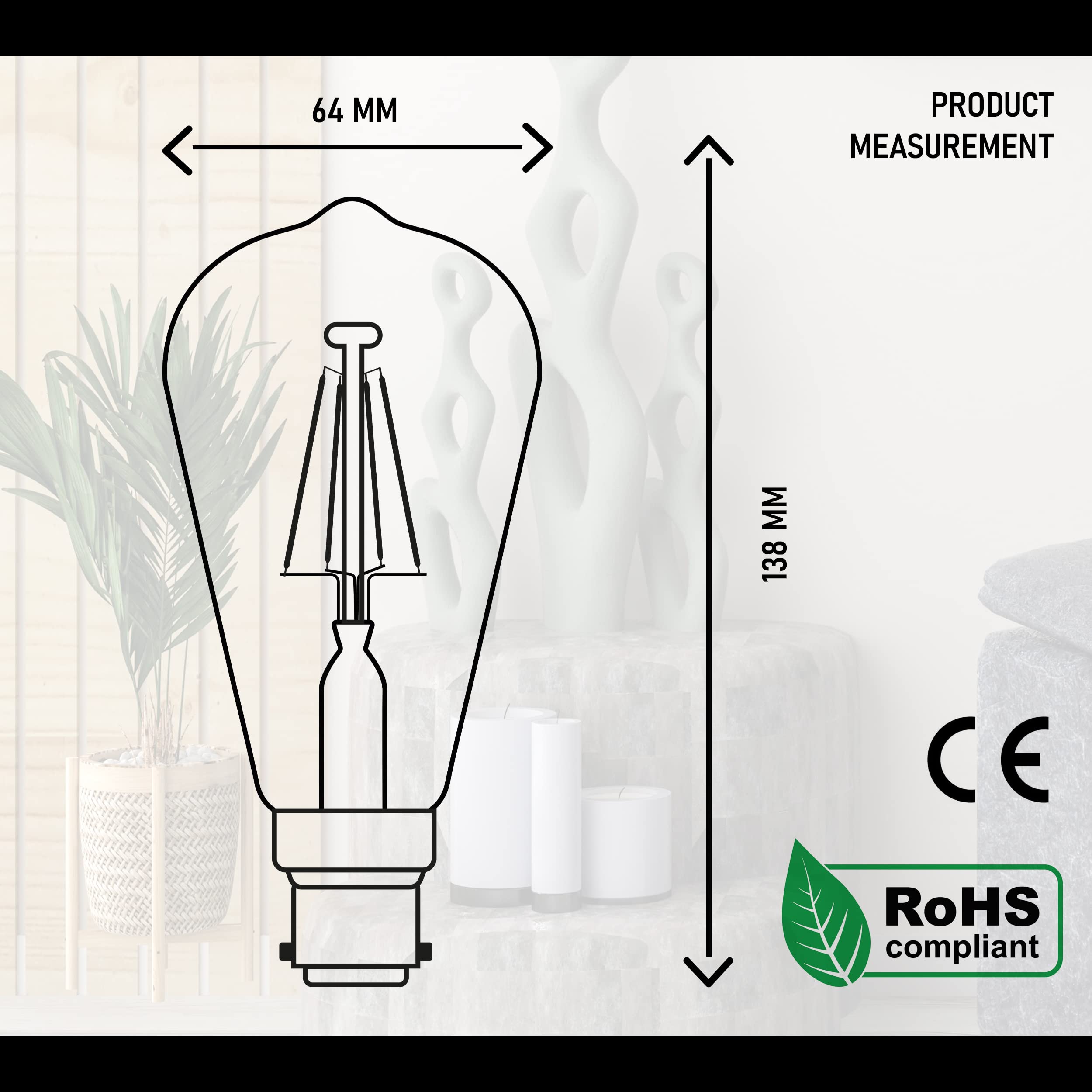 vintage shape st64 bulbs style
