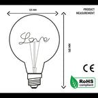 dimmable filament light e27