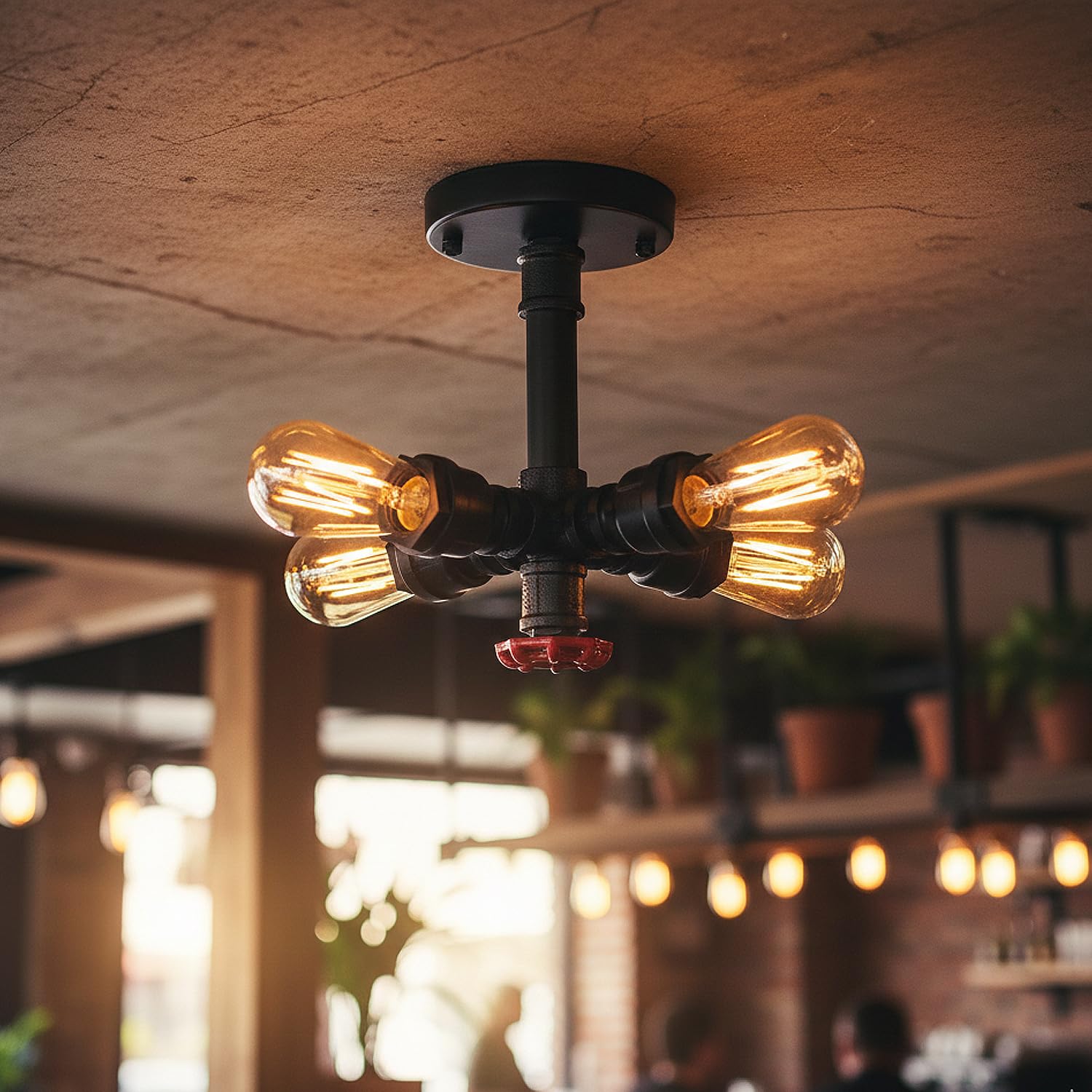 ceiling pipe light