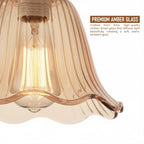 gold black cage shade metal