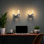 lamp pull steampunk wall light