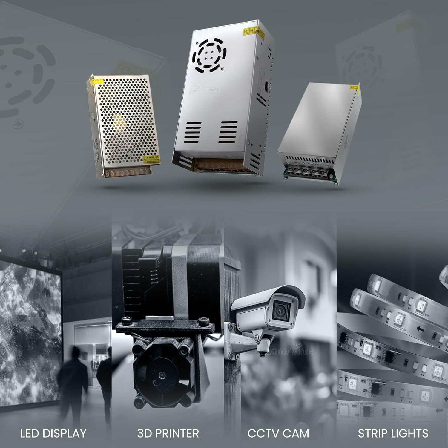 Universal Regulated DC Power Supply 12V 30A 300W ~1052