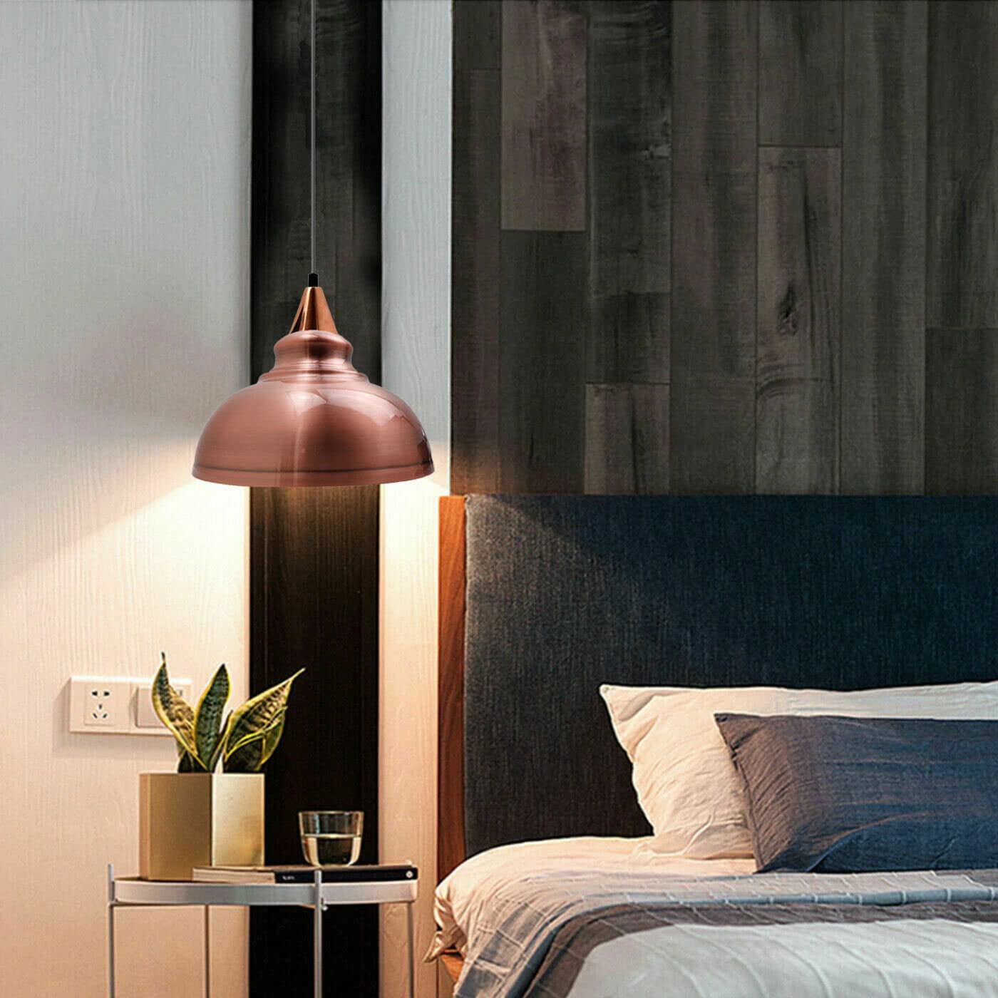 large brass shades black light