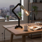 steampunk industrial lamp