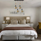 Retro Hemp Rope Ceiling Pendant Light Ceiling Rose With Adjustable ~1214