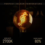 bulb 2700k round e27 light
