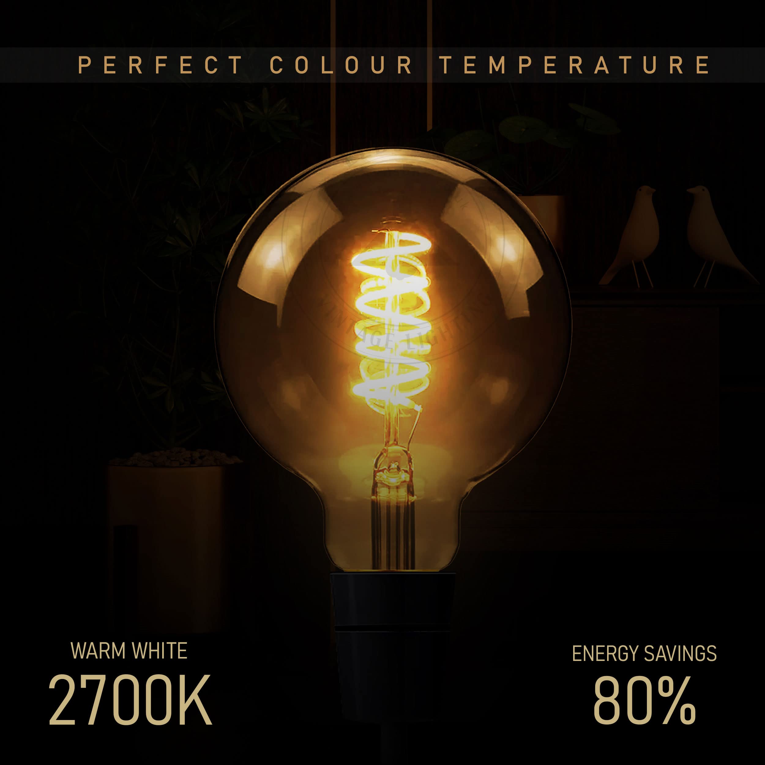 dimmable filament light e27