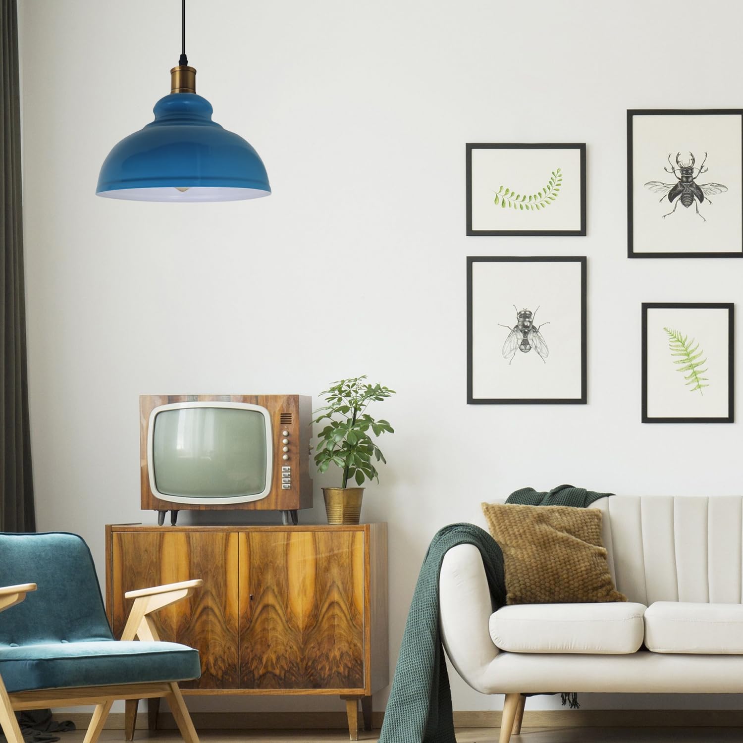 light shade black brass pendan