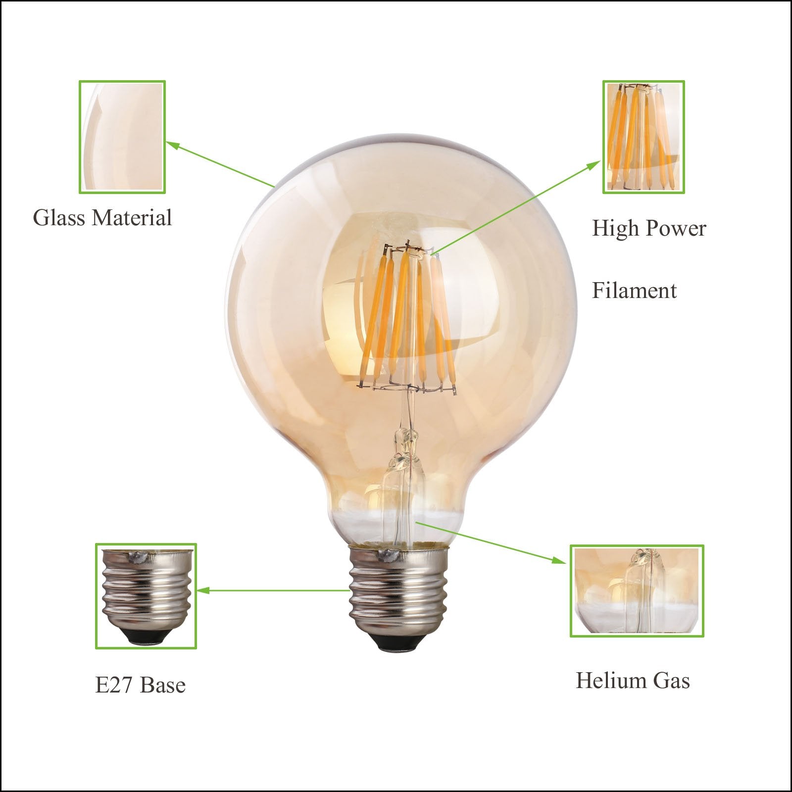 filament decorative watt e27