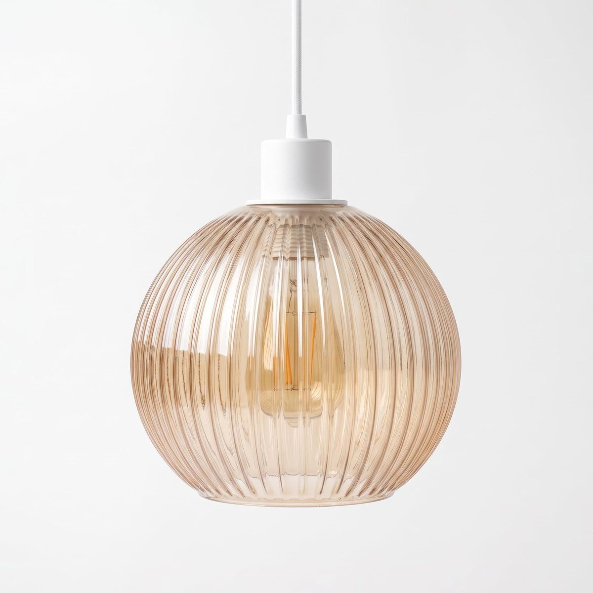 amber shade lampshade glass