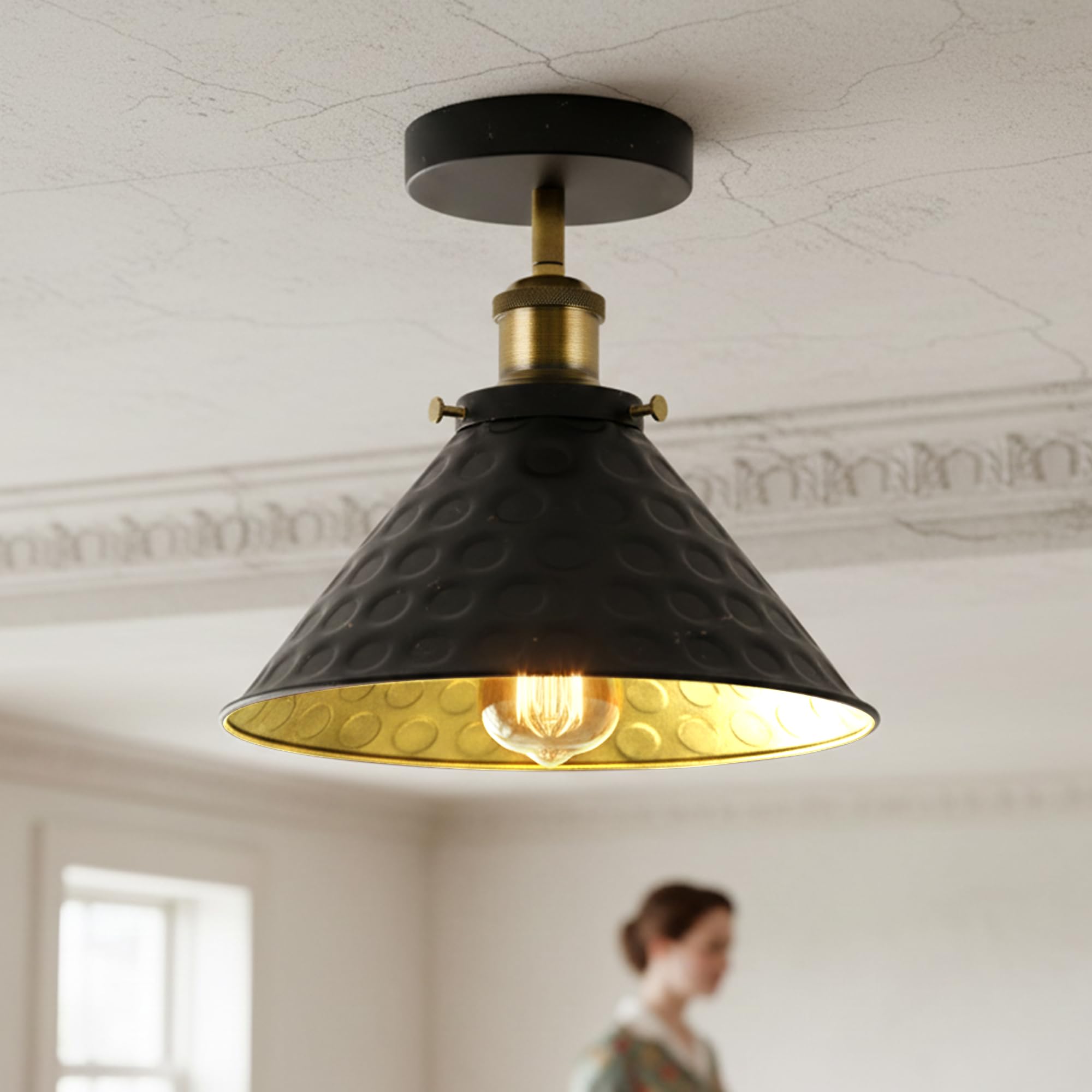 ceiling vintage lampshade