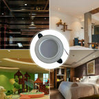 5W Round Recessed LED Panel Light 6000K 550lm ~1221