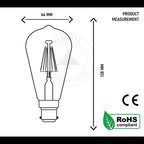 base warm lamp led white globe