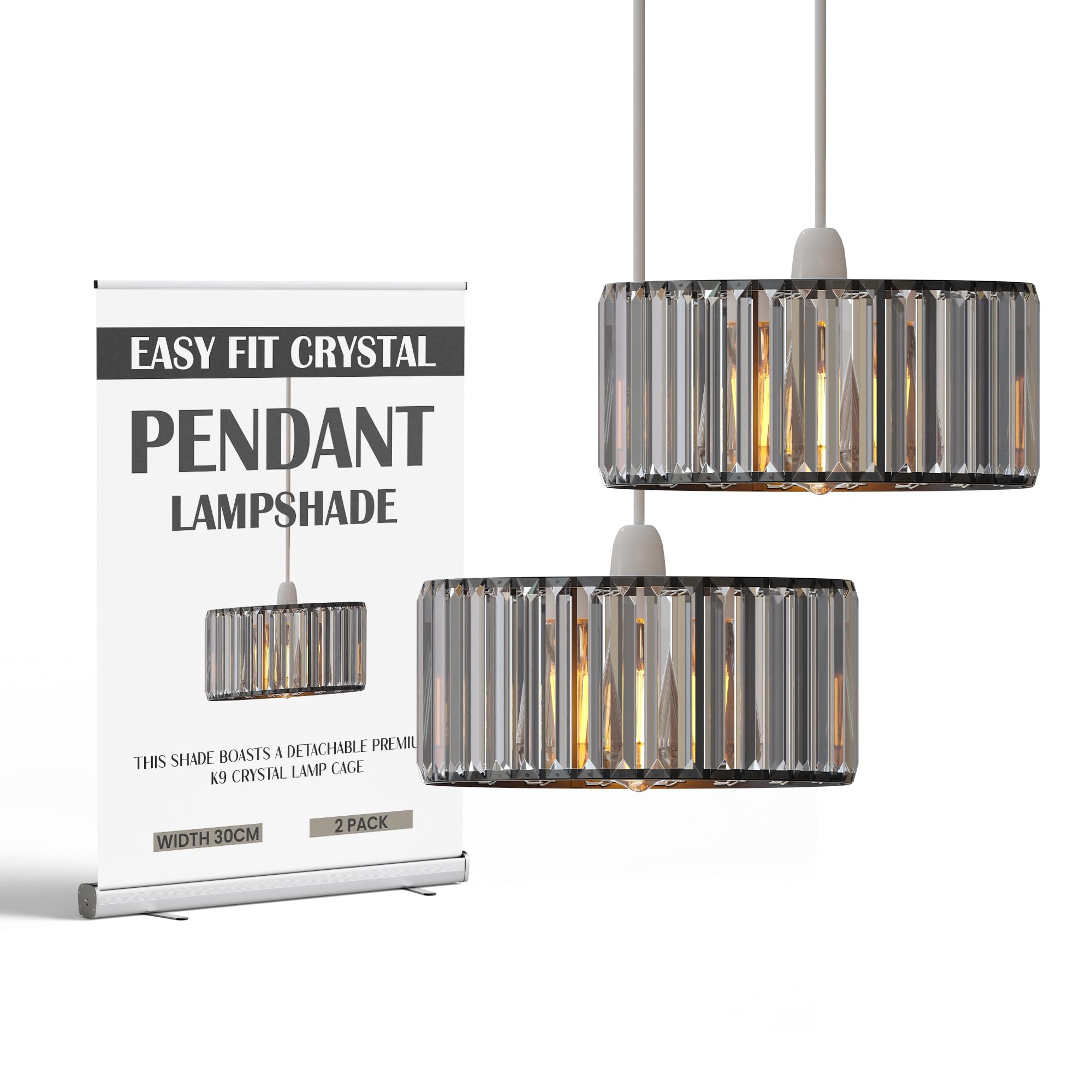 light lampshade gold silver