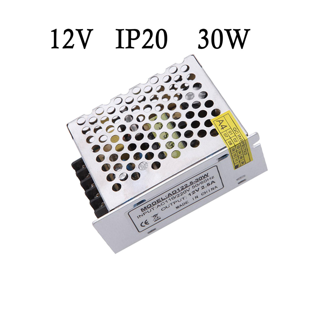 Universal DC 12V IP20 Power Supply Transformer – 24W to 480W ~1009