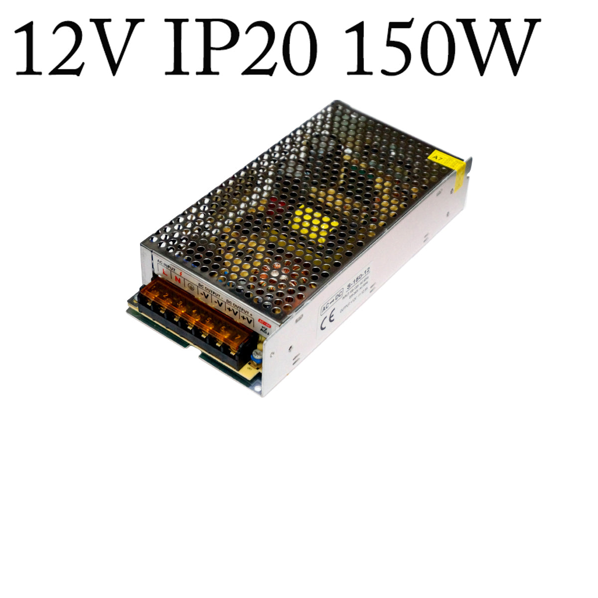 Universal DC 12V IP20 Power Supply Transformer – 24W to 480W ~1009