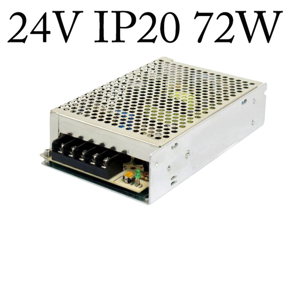 Universal IP20 DC 24V LED Transformer Slim Power Supply ~1008